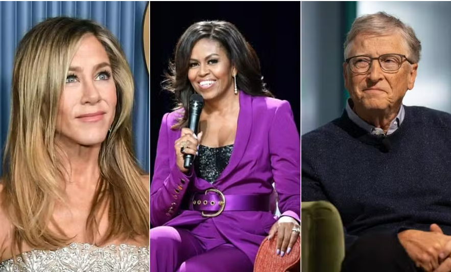 Bill Gates, Ophra, Jenifer Aniston